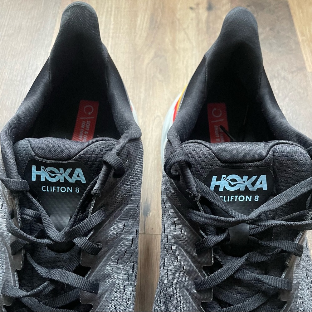 Hoka Clifton 8 Gray Running Shoes
Men's Size 11.5 D - Picture 10 of 16
